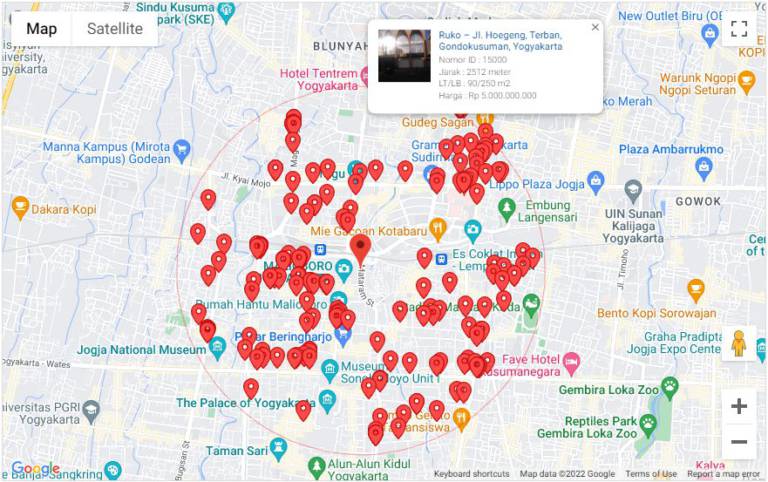 Map Search Engine
